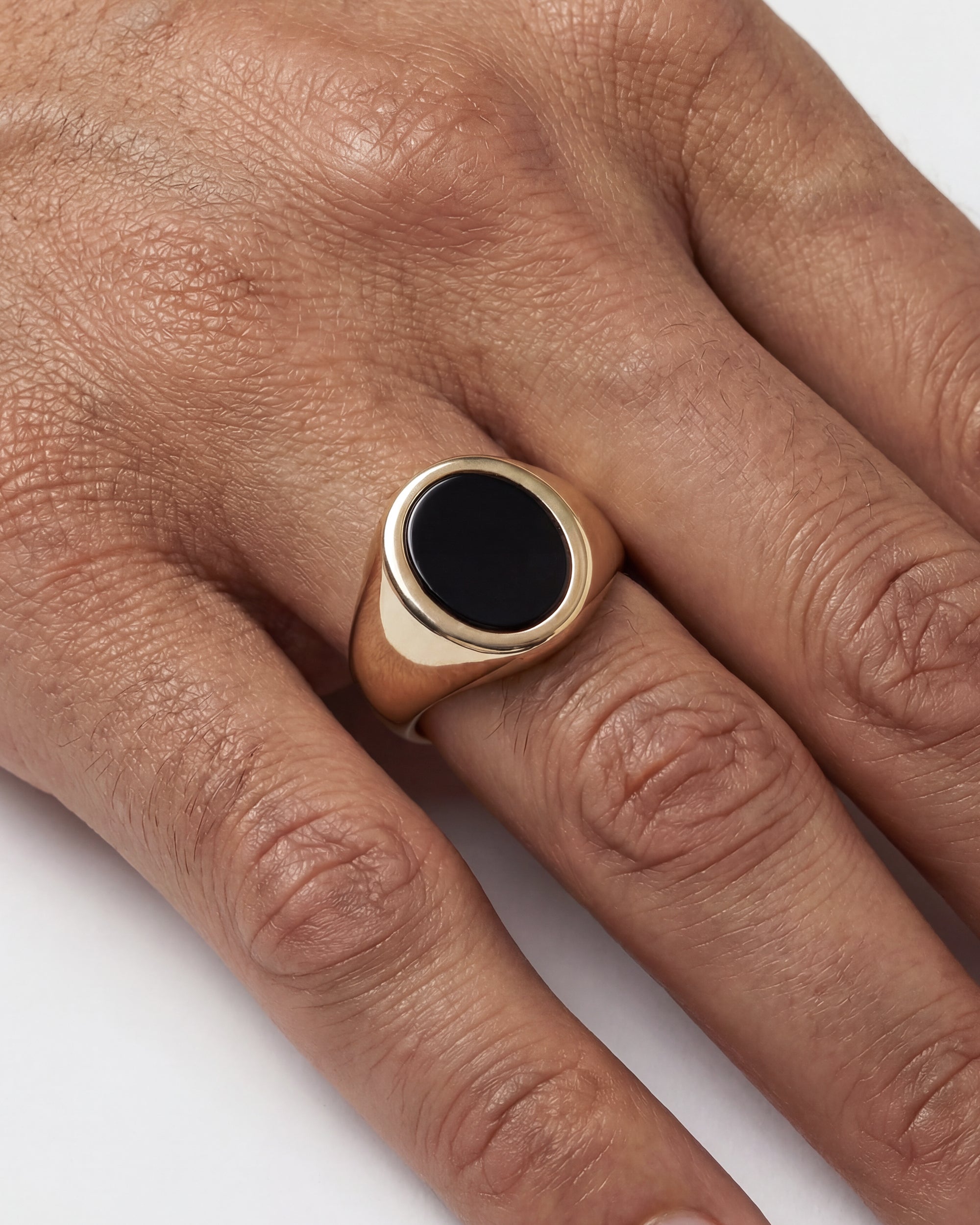 STONE SET SIGNET RINGS