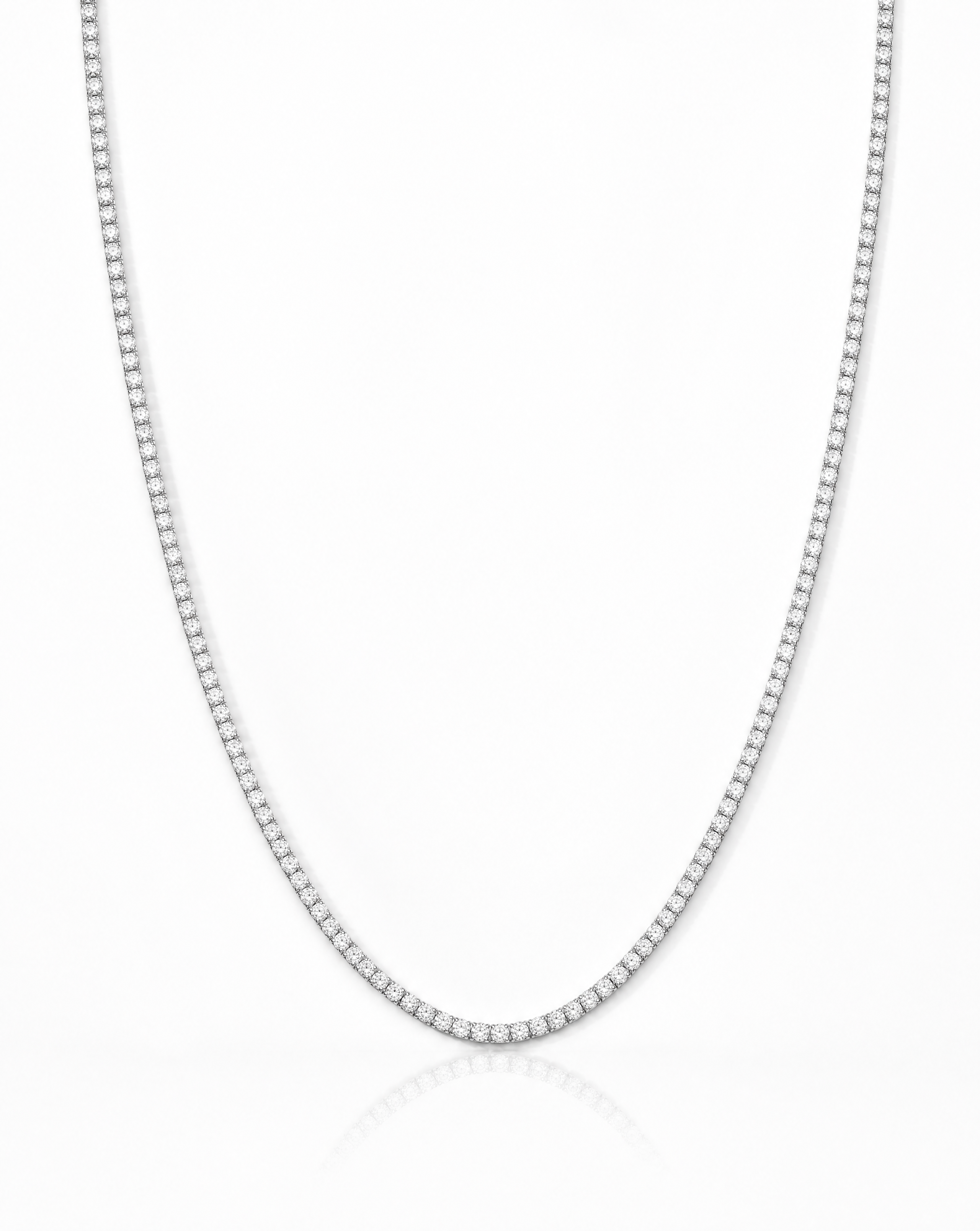 Diamond Tennis Necklace in 18ct Gold
