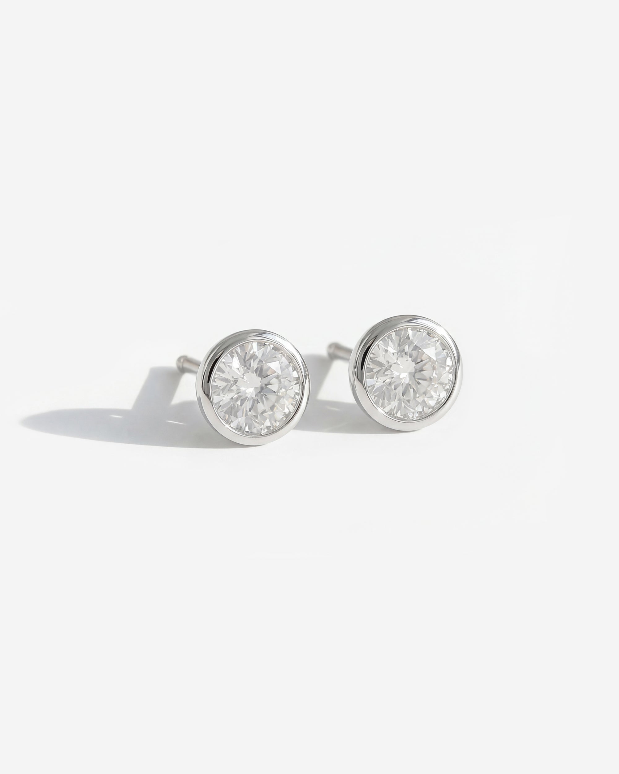 DIAMOND STUDS (BEZEL SET)