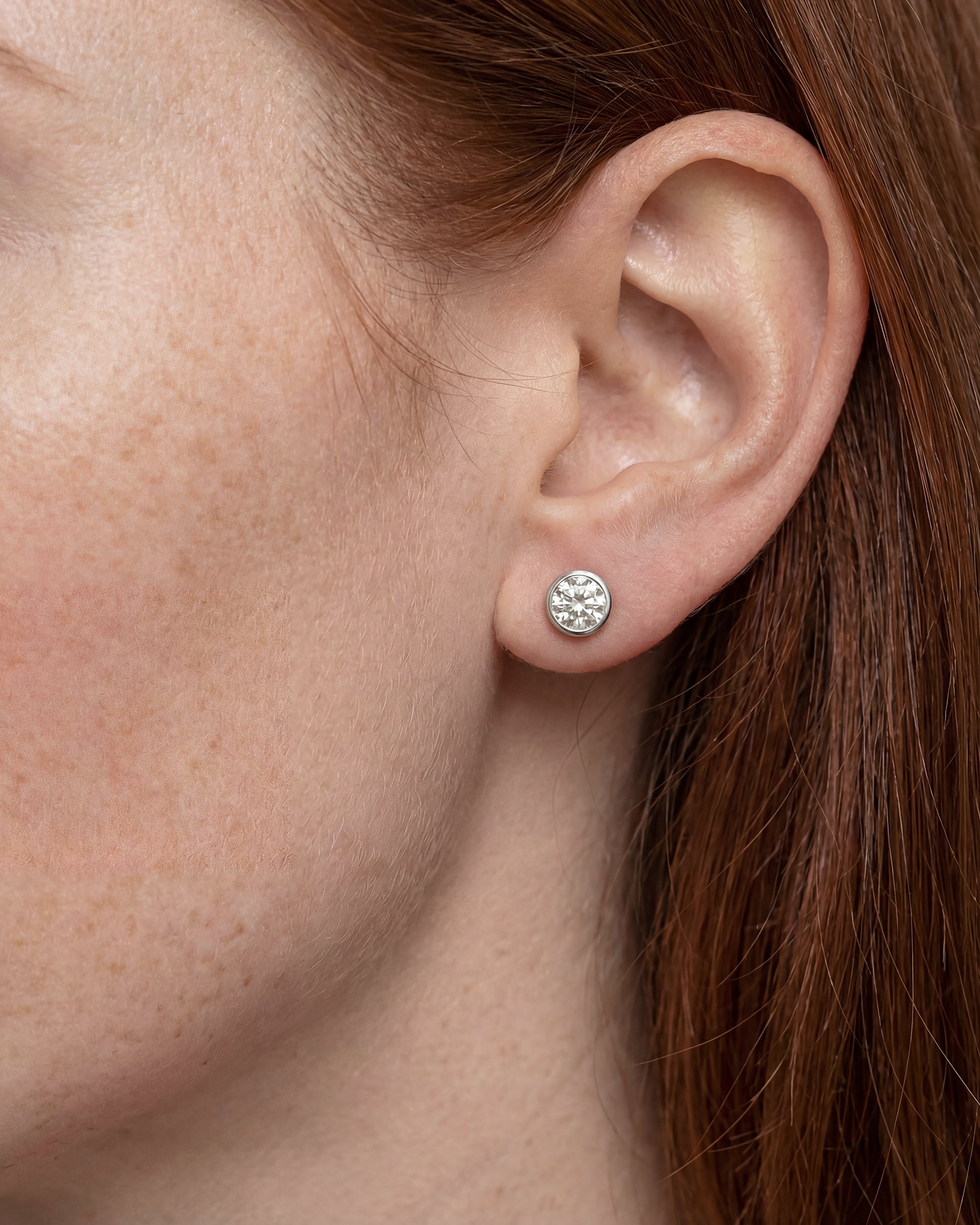 DIAMOND STUDS (BEZEL SET)