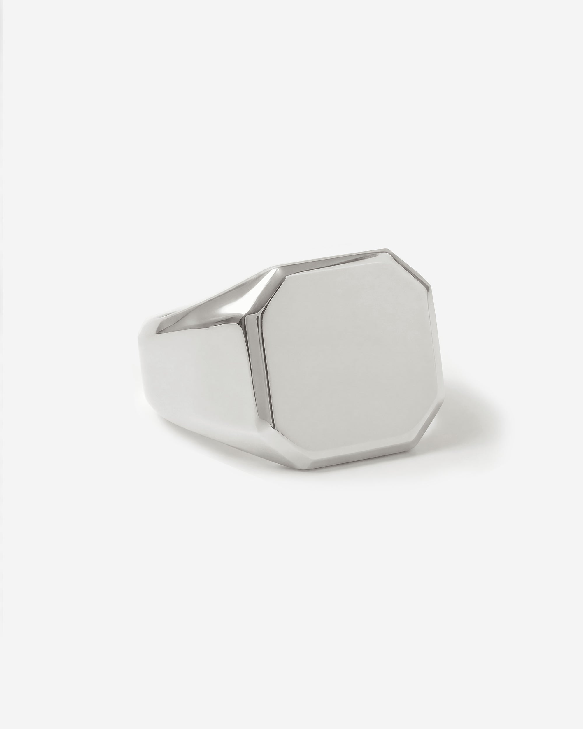 SILVER SIGNET RING (SQUARE)