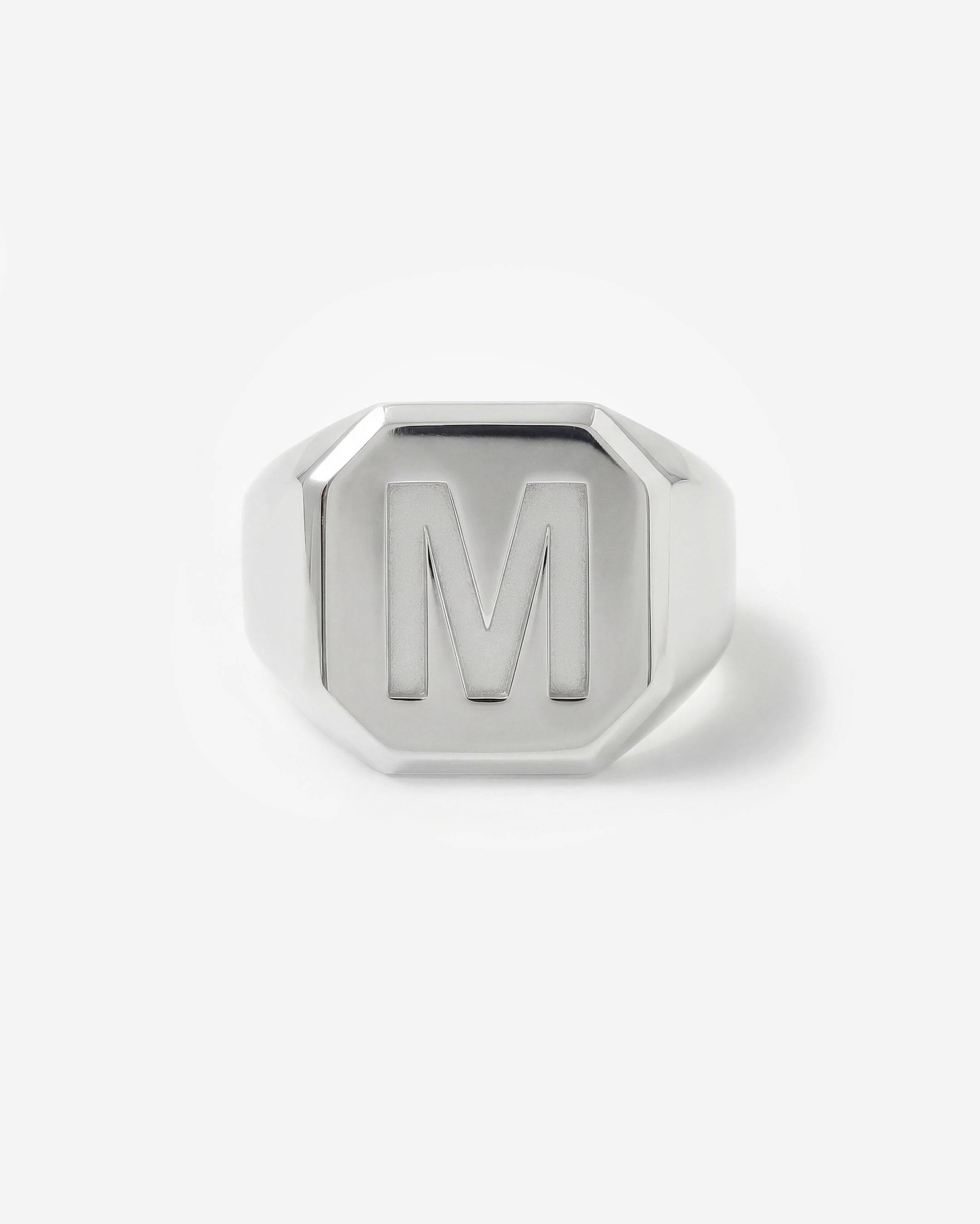LETTER PRESS SIGNET RING (SQUARE)