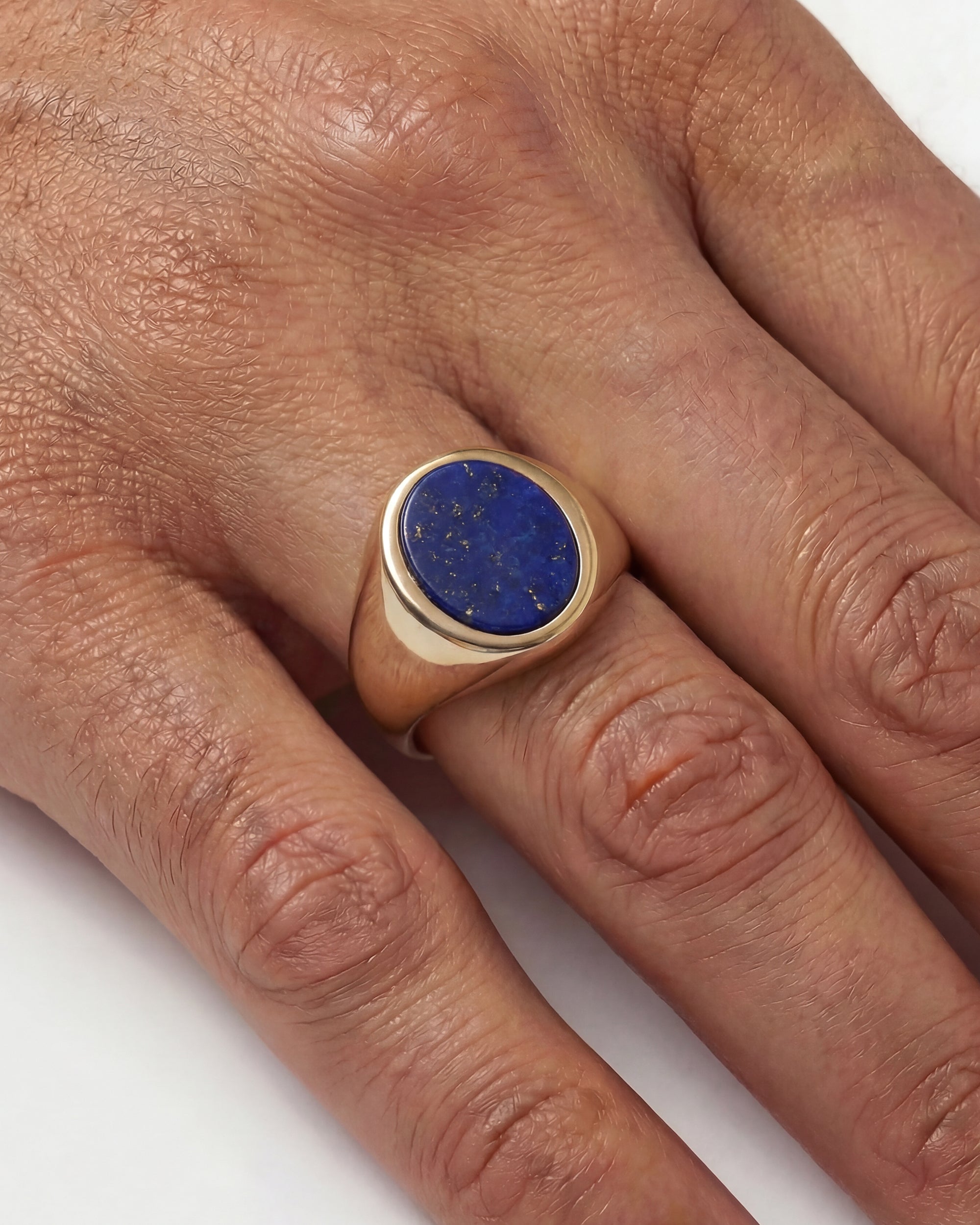 STONE SIGNET RING (LAPIS LAZULI)