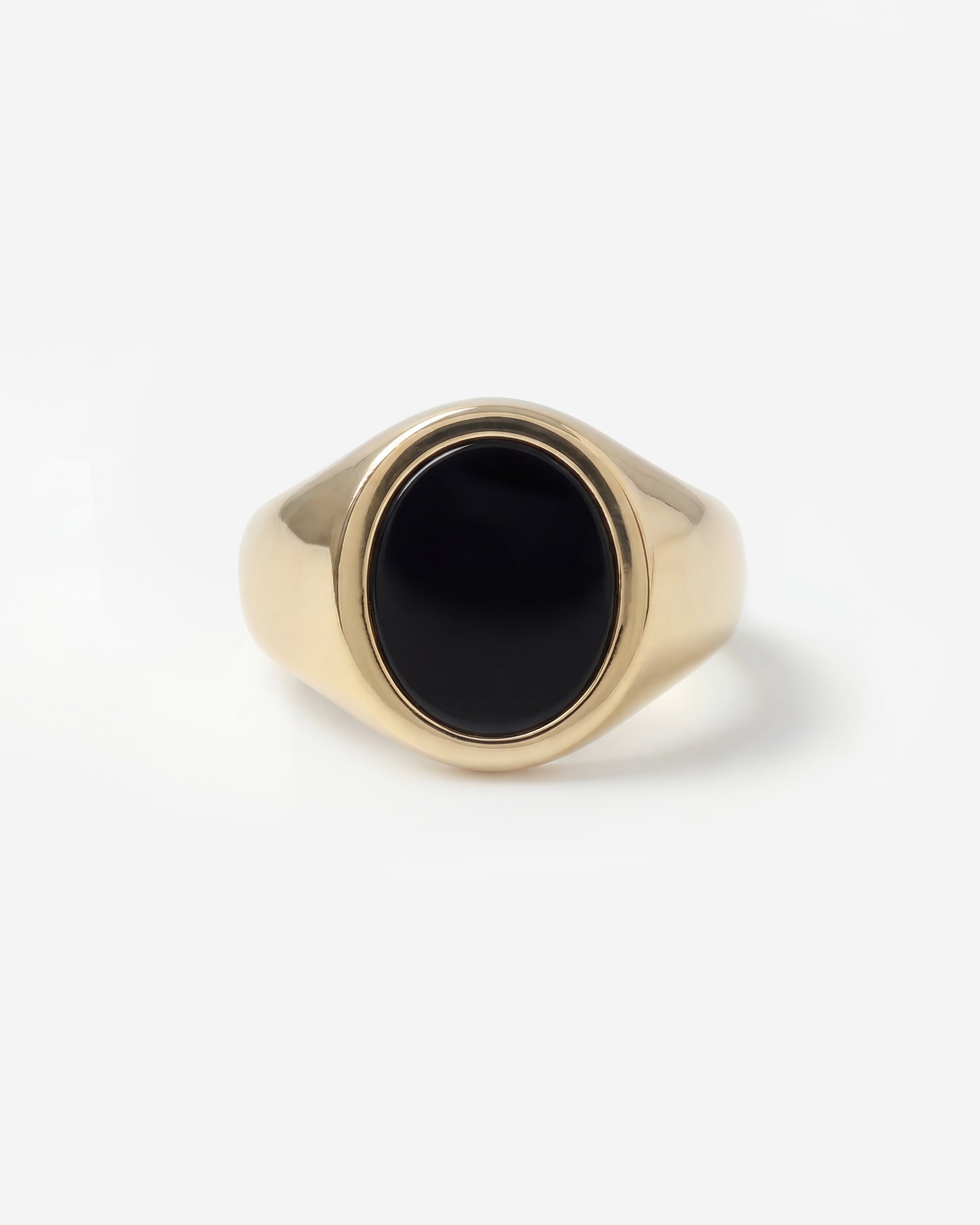 STONE SIGNET RING (ONYX)