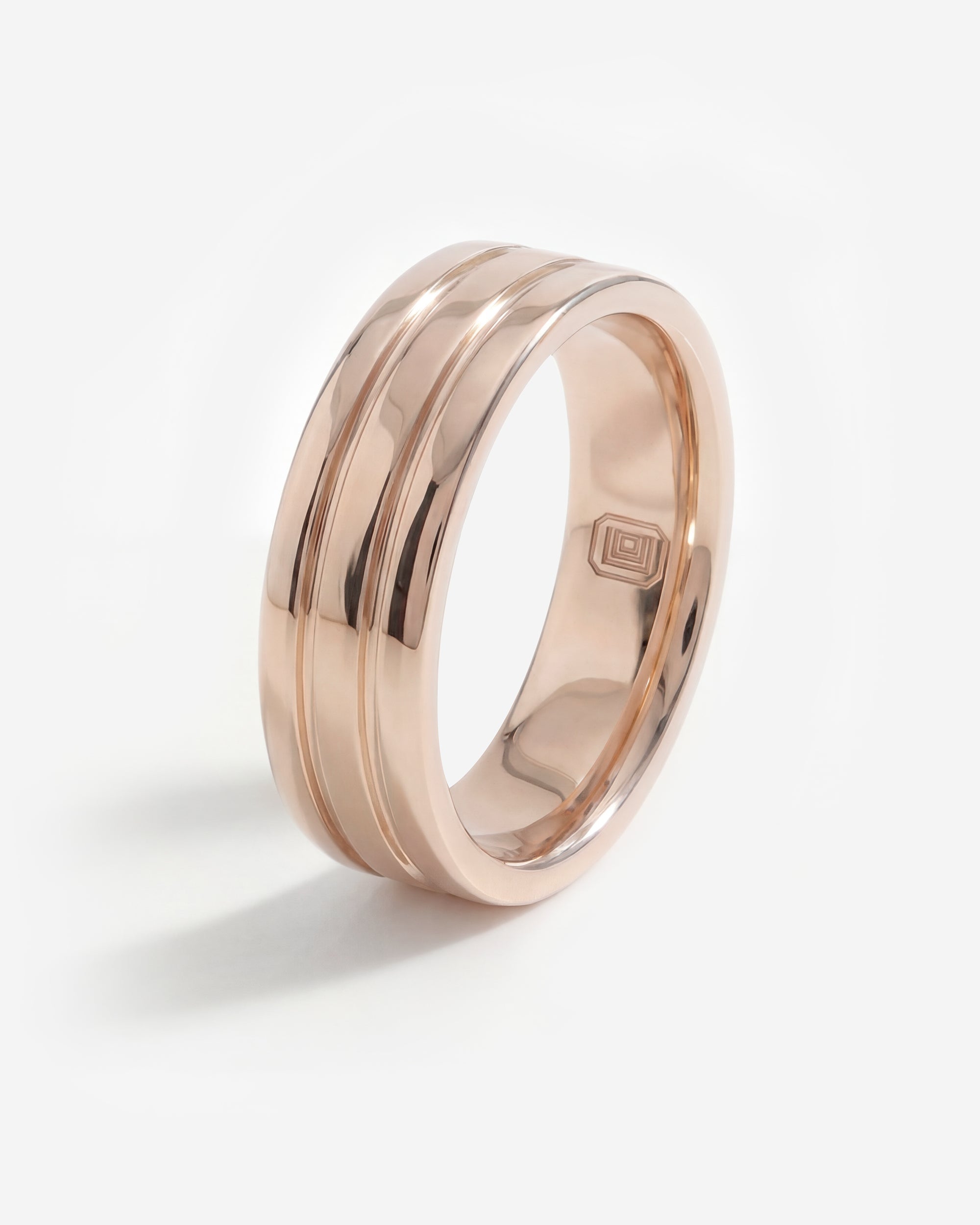 Wedding Band (Double Line #1 Polished)