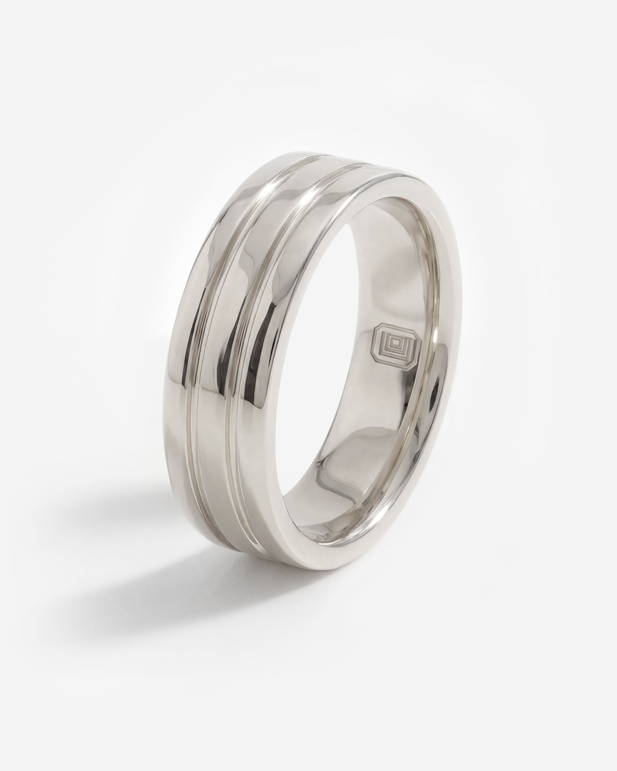 Wedding Band (Double Line #1 Polished)