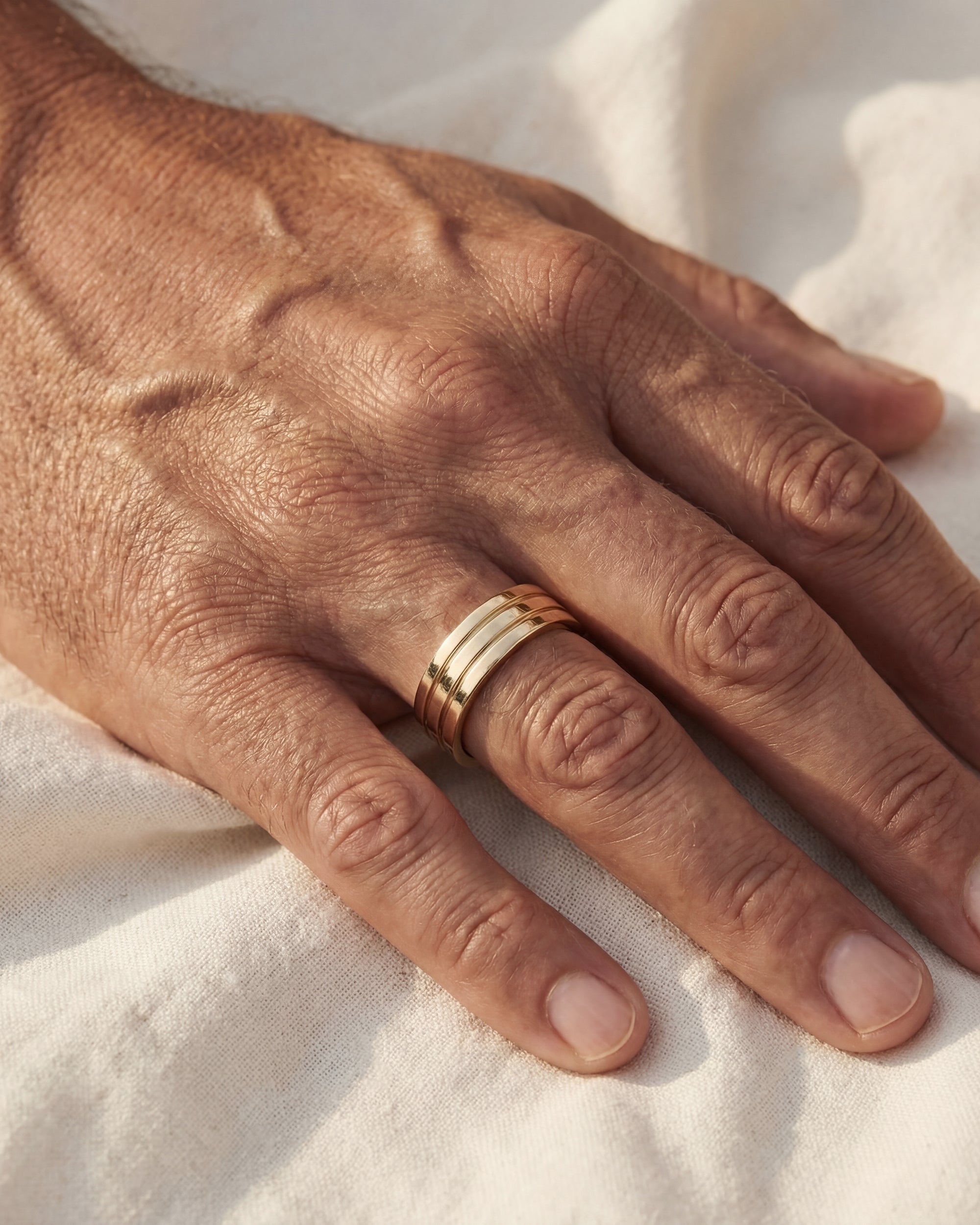 Wedding Band (Double Line #1 Polished)