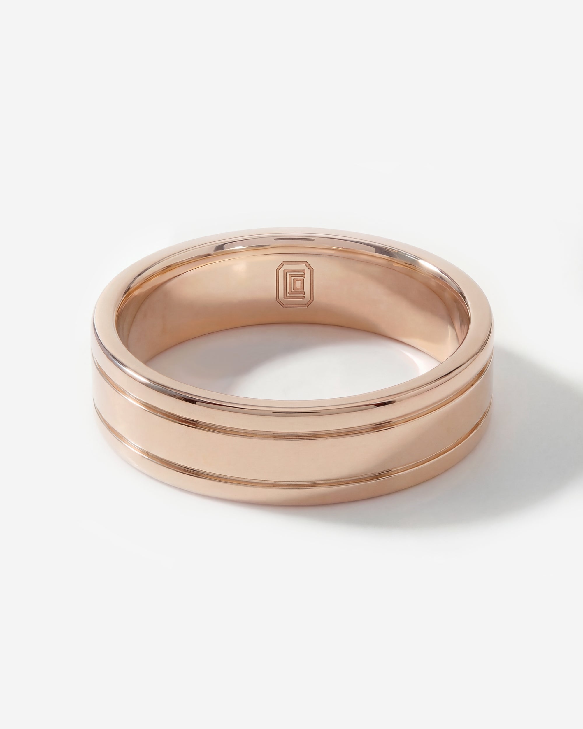 Wedding Band (Double Line #2 Polished)