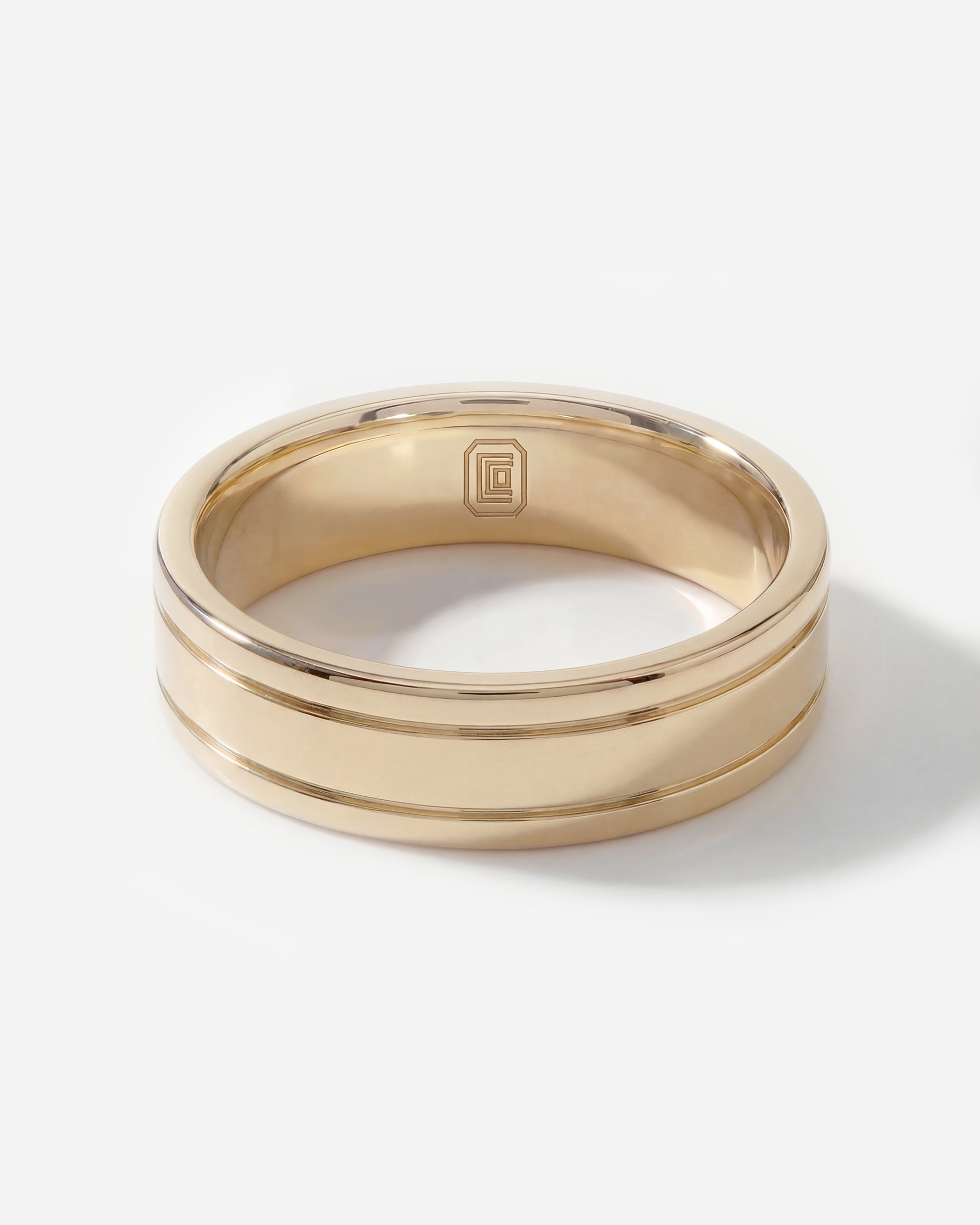 Wedding Band (Double Line #2 Polished)