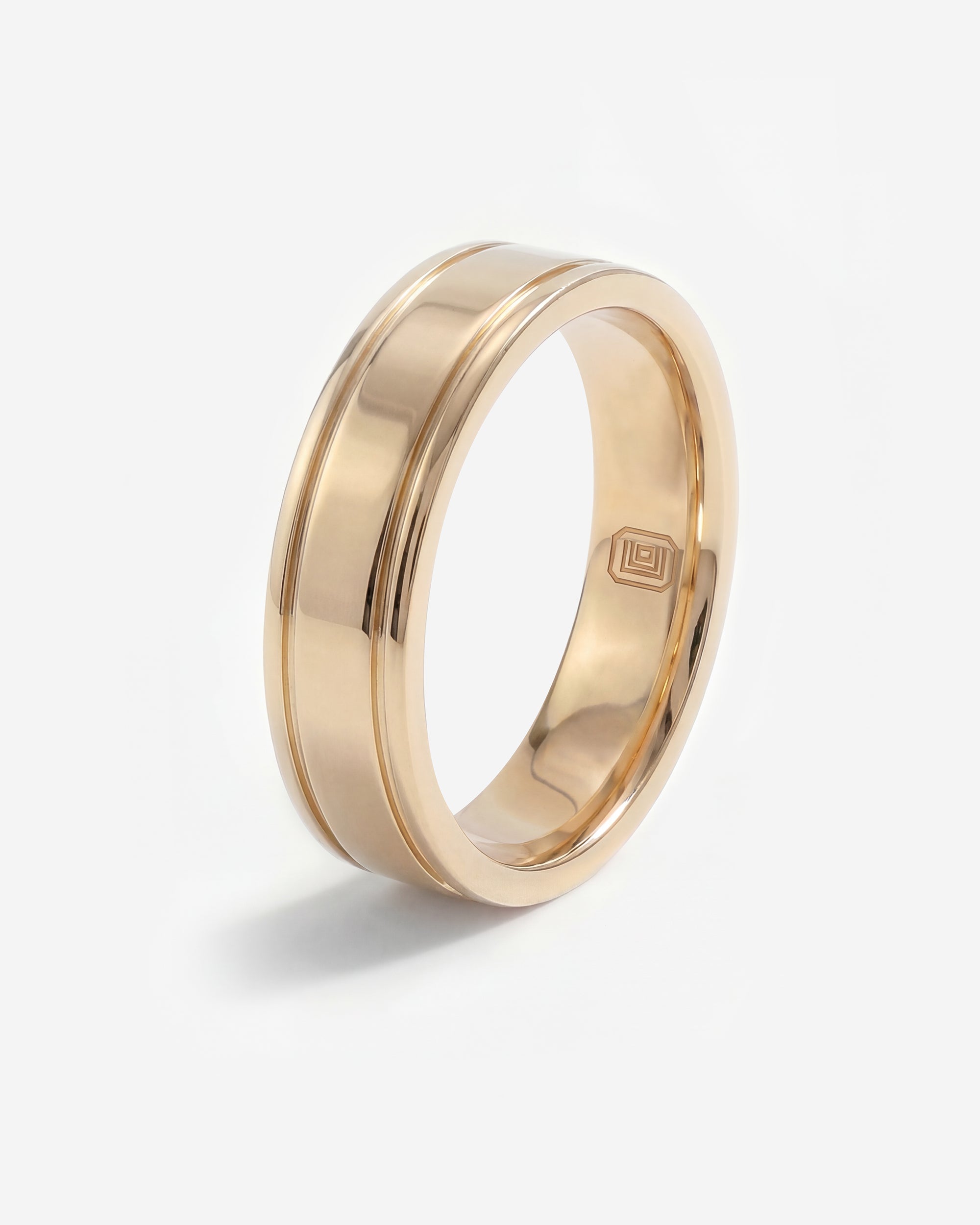 Wedding Band (Double Line #2 Polished)