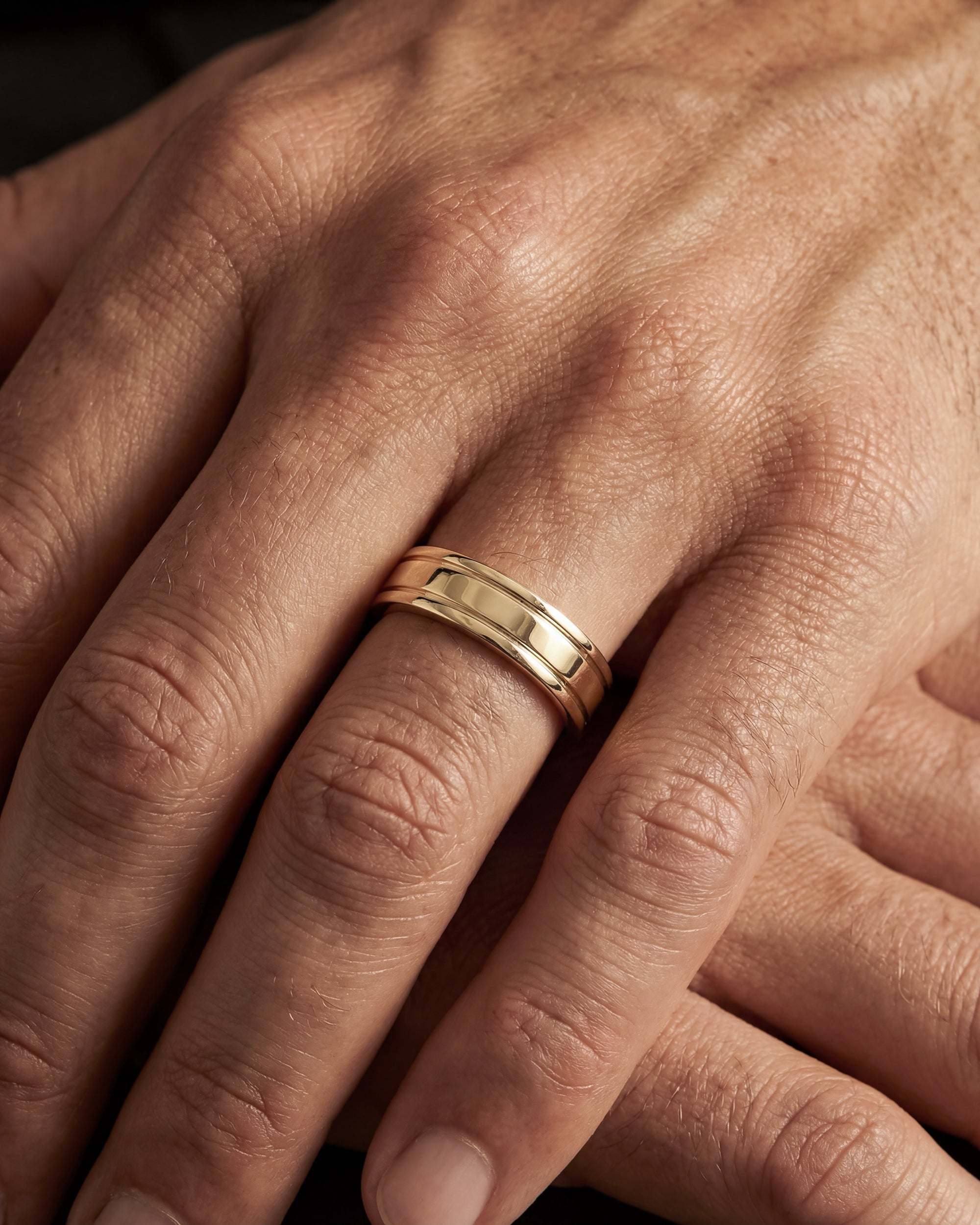 Wedding Band (Double Line #2 Polished)