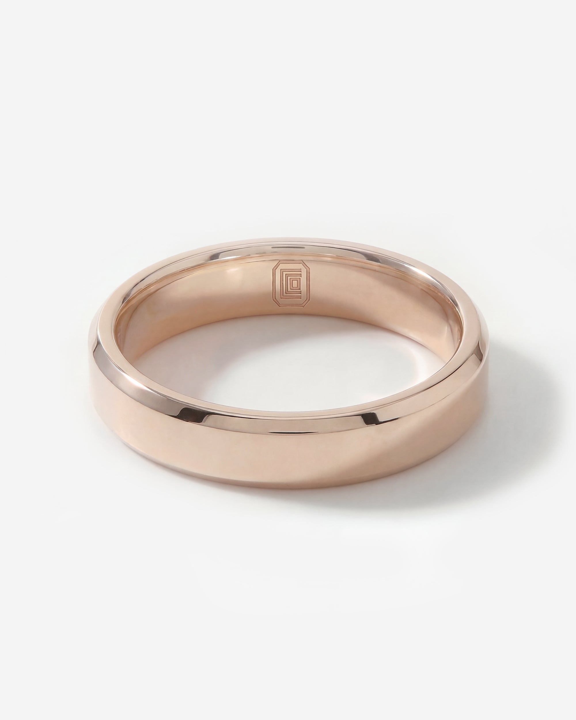 Wedding Band (Flat Bevelled Polished)