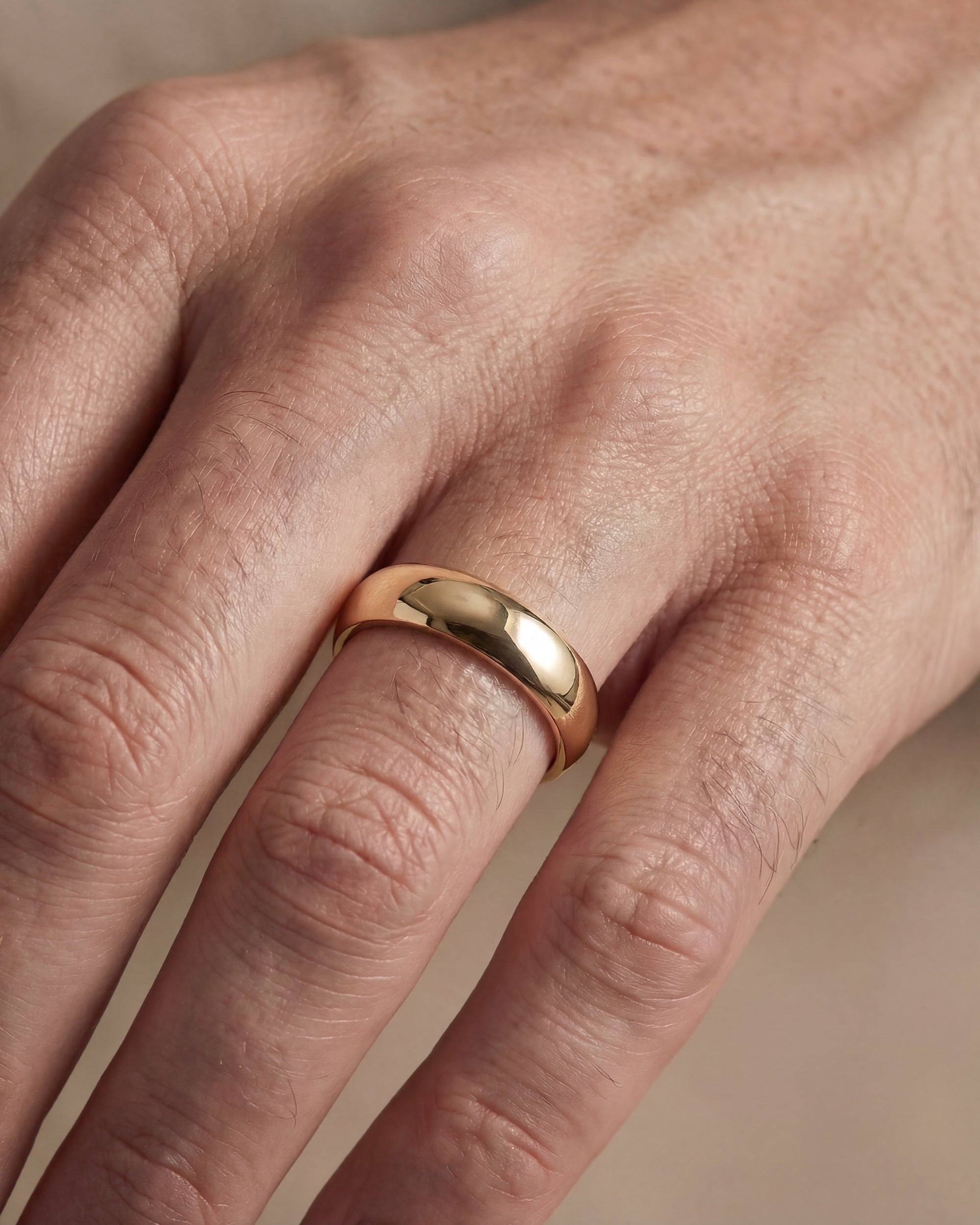 Wedding Band (Half Dome Polished)
